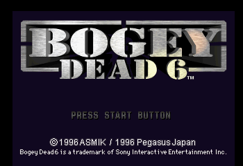 Bogey Dead 6 Title Screen